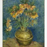 Kaiserliche Fritillarien in einer Kupfervase - 1887