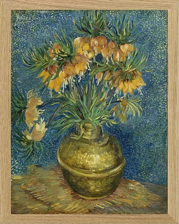 Kaiserliche Fritillarien in einer Kupfervase - 1887