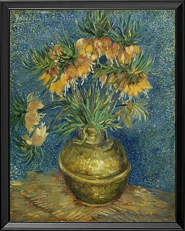 Kaiserliche Fritillarien in einer Kupfervase - 1887