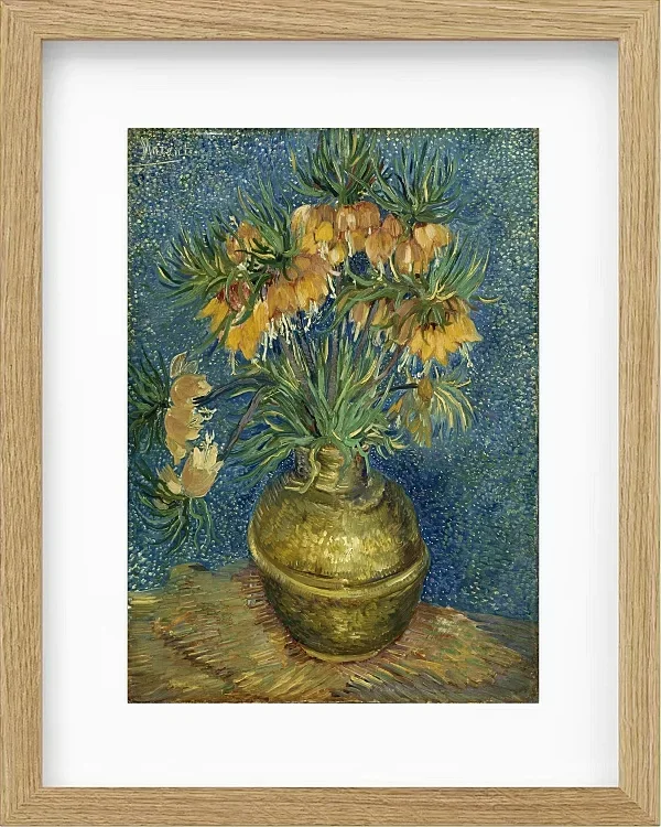 Kaiserliche Fritillarien in einer Kupfervase - 1887