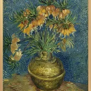 Kaiserliche Fritillarien in einer Kupfervase - 1887