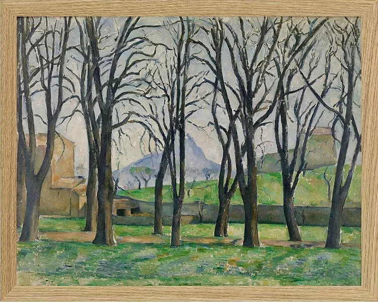 Kastanjetræer ved Jas de Bouffan - 1885