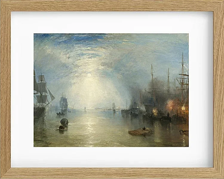 Keelmen, die im Mondlicht Kohlen hieven - 1835