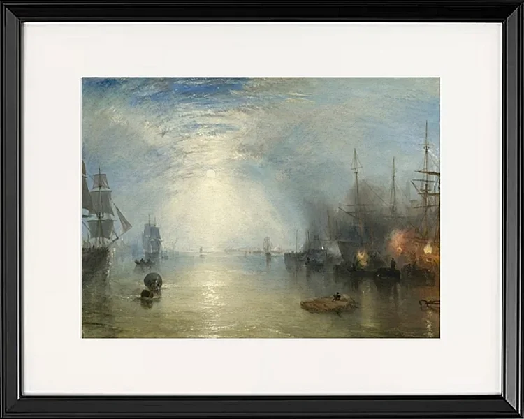 Keelmen, die im Mondlicht Kohlen hieven - 1835