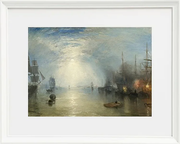 Keelmen, die im Mondlicht Kohlen hieven - 1835
