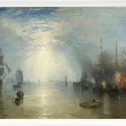 Keelmen, die im Mondlicht Kohlen hieven - 1835