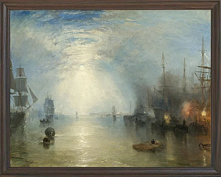 Keelmen, die im Mondlicht Kohlen hieven - 1835
