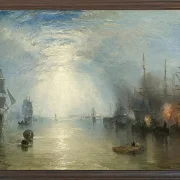 Keelmen, die im Mondlicht Kohlen hieven - 1835