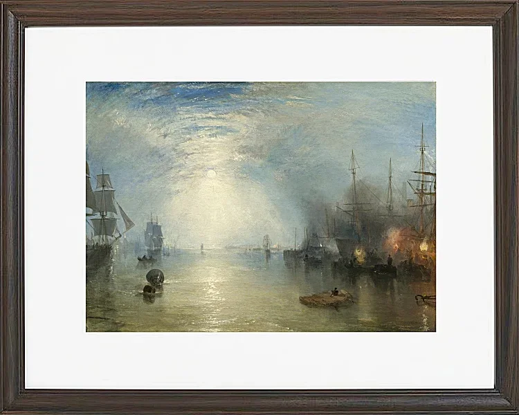 Keelmen, die im Mondlicht Kohlen hieven - 1835