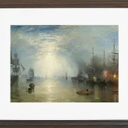 Keelmen, die im Mondlicht Kohlen hieven - 1835