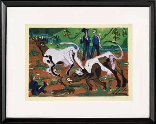 Kühe im Frühling - 1933