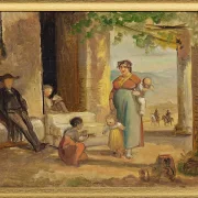 Kind lernt laufen - 1859
