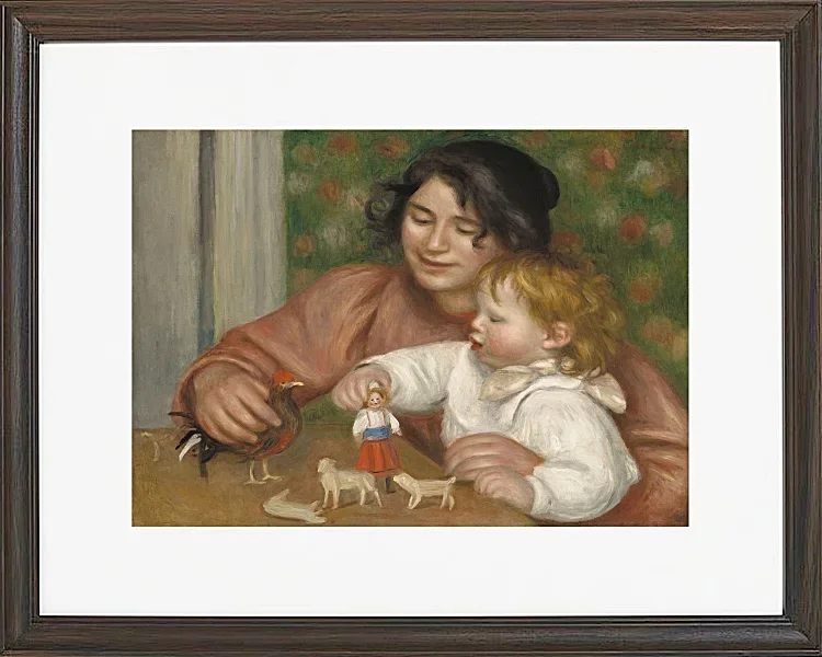 Kind mit Spielzeug - 1896