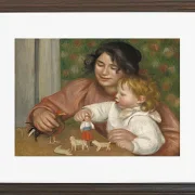 Kind mit Spielzeug - 1896