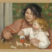 Kind mit Spielzeug - 1896