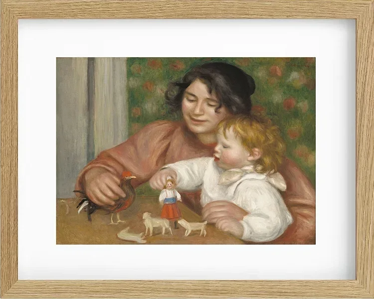 Kind mit Spielzeug - 1896