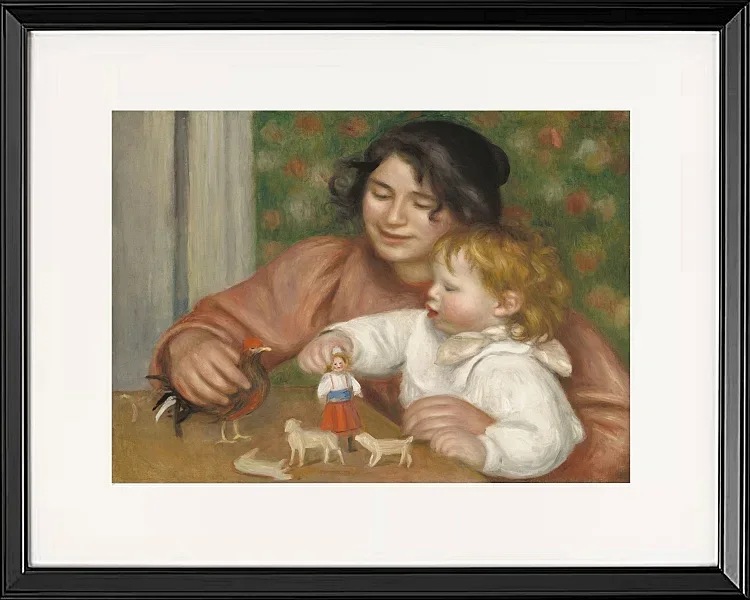 Kind mit Spielzeug - 1896