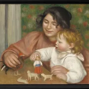 Kind mit Spielzeug - 1896