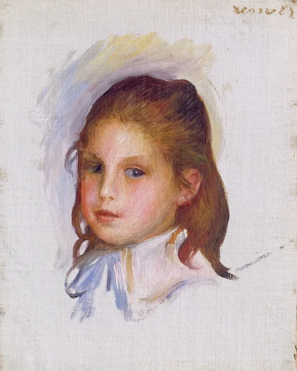 Kind mit braunem Haar - 1888