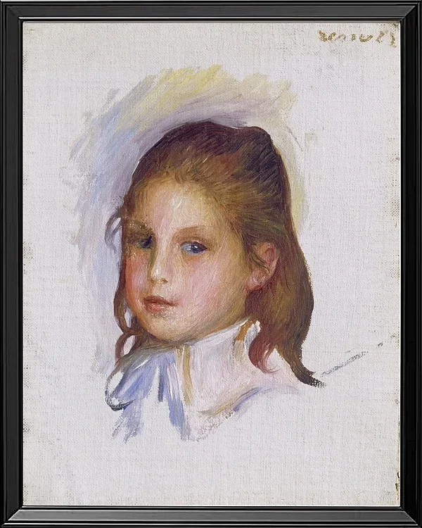 Kind mit braunem Haar - 1888