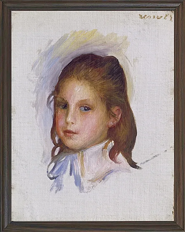 Kind mit braunem Haar - 1888