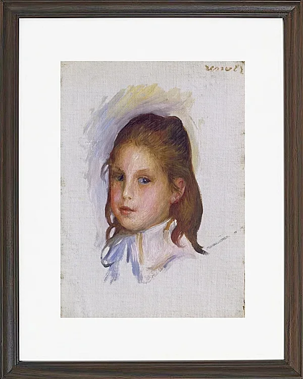 Kind mit braunem Haar - 1888