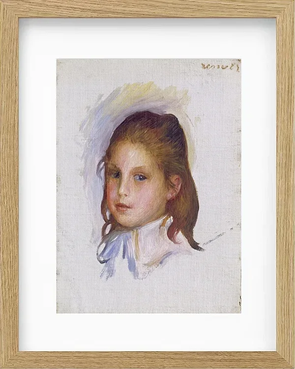 Kind mit braunem Haar - 1888