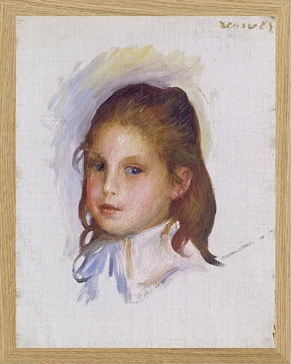 Kind mit braunem Haar - 1888
