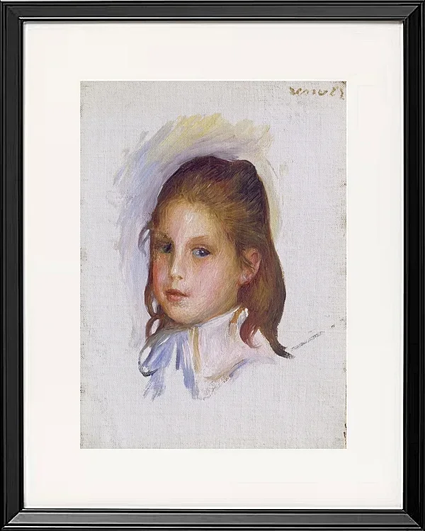 Kind mit braunem Haar - 1888