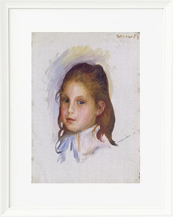 Kind mit braunem Haar - 1888