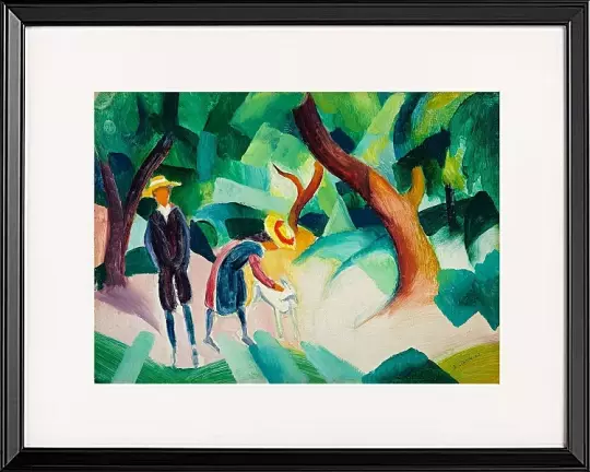 Kinder mit Ziege – 1913