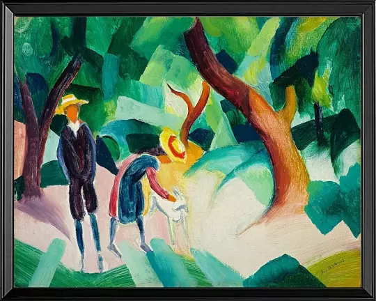 Kinder mit Ziege – 1913