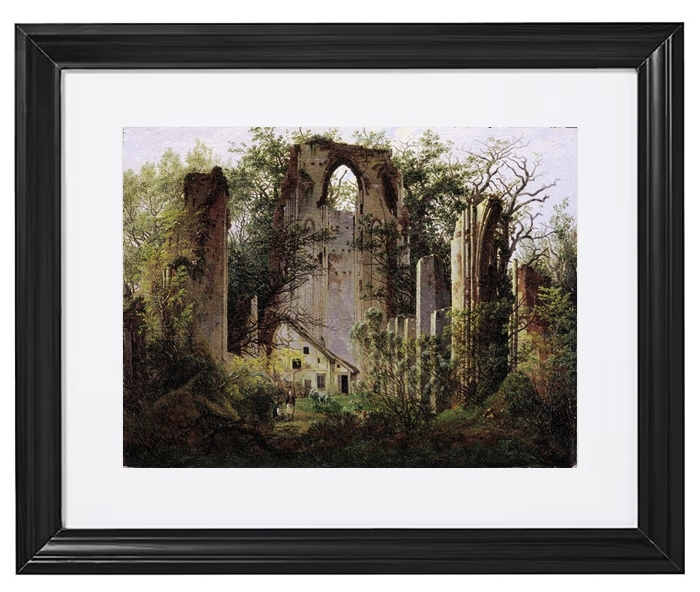 Monastery ruins Eldena - 1824