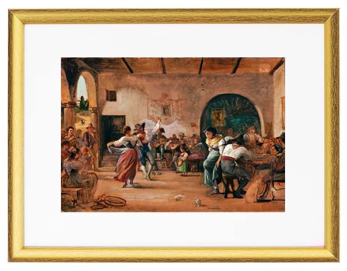 Tanz in einer Osteria – 1860