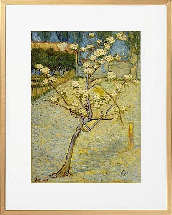 Kleiner Birnbaum in Blüte - 1888