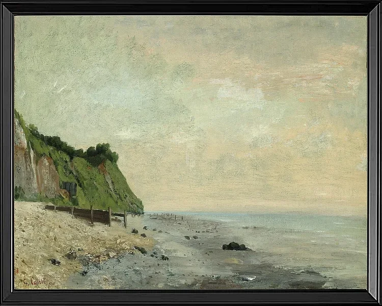 Klippen an der Meeresküste – 1865