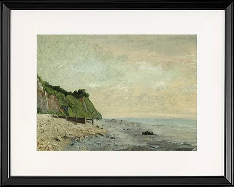 Klippen an der Meeresküste – 1865