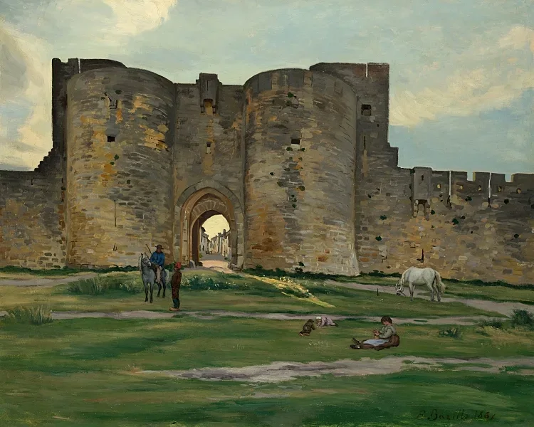 Königin Tor in Aigues-Mortes – 1867