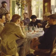 Künstleressen im Brøndum’s Hotel – 1883