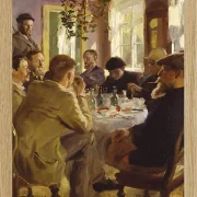 Künstleressen im Brøndum’s Hotel – 1883