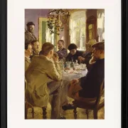 Künstleressen im Brøndum’s Hotel – 1883