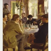 Künstleressen im Brøndum’s Hotel – 1883