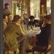 Künstleressen im Brøndum’s Hotel – 1883