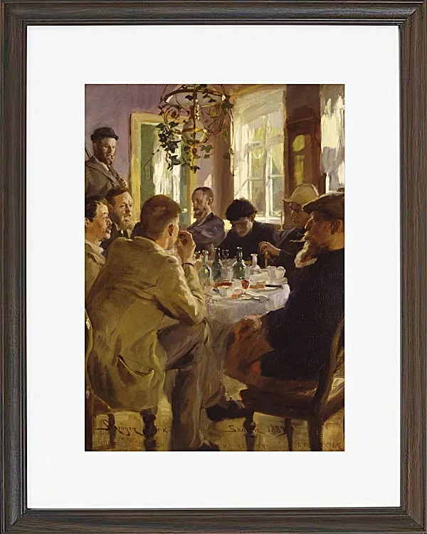 Künstleressen im Brøndum’s Hotel – 1883