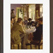 Künstleressen im Brøndum’s Hotel – 1883