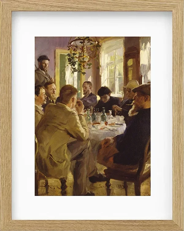 Künstleressen im Brøndum’s Hotel – 1883