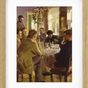 Künstleressen im Brøndum’s Hotel – 1883