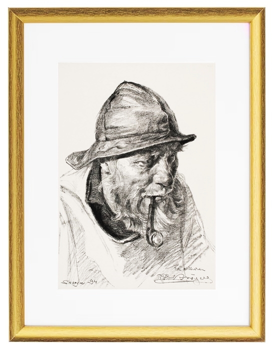 Head of a Skagen fisherman - 1893