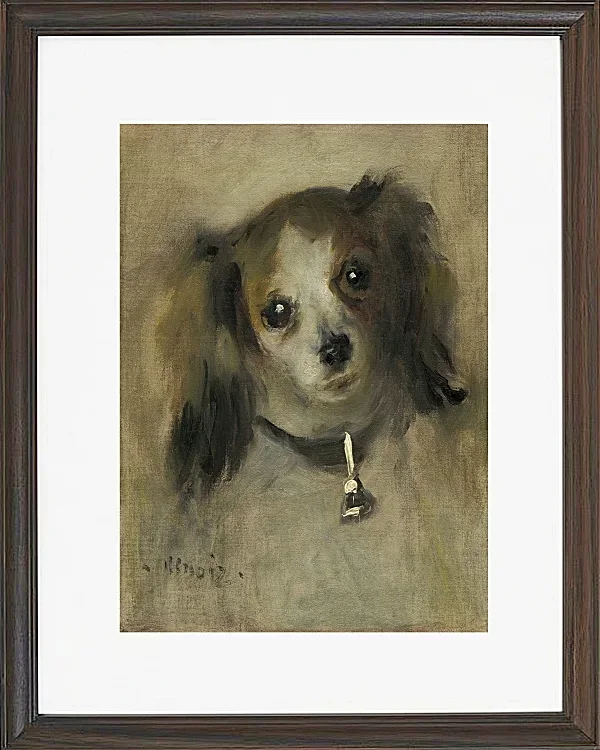 Kopf eines Hundes – 1870