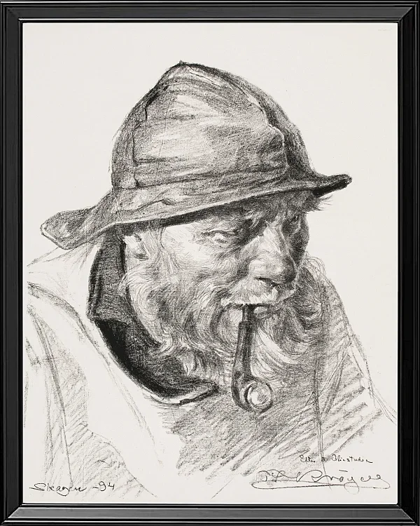 Kopf eines Skagen Fischers – 1893